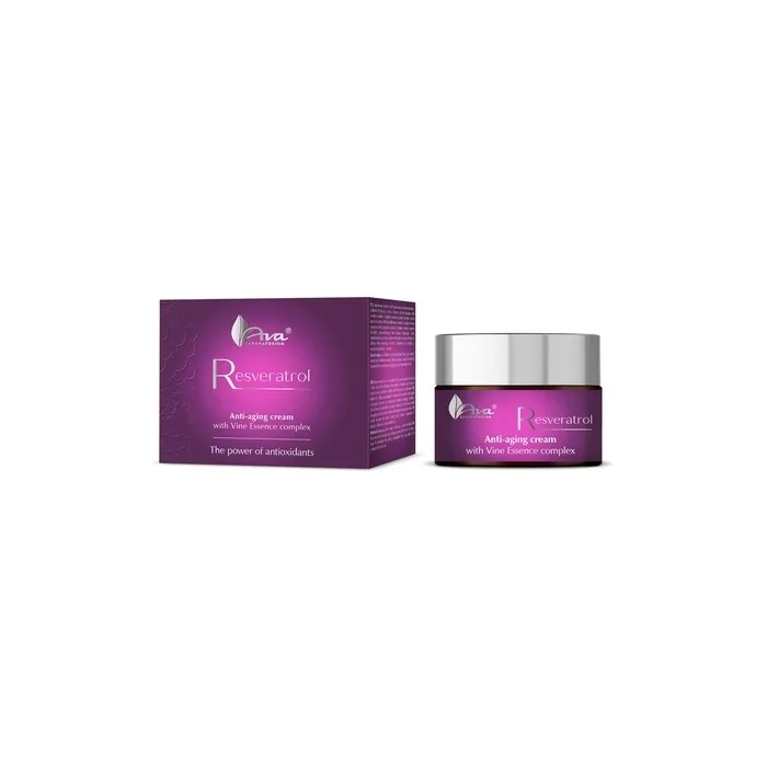 Ava Laboratorium Resveratrol Anti-Aging Cream With Vine Essence Complex, 50 Ml