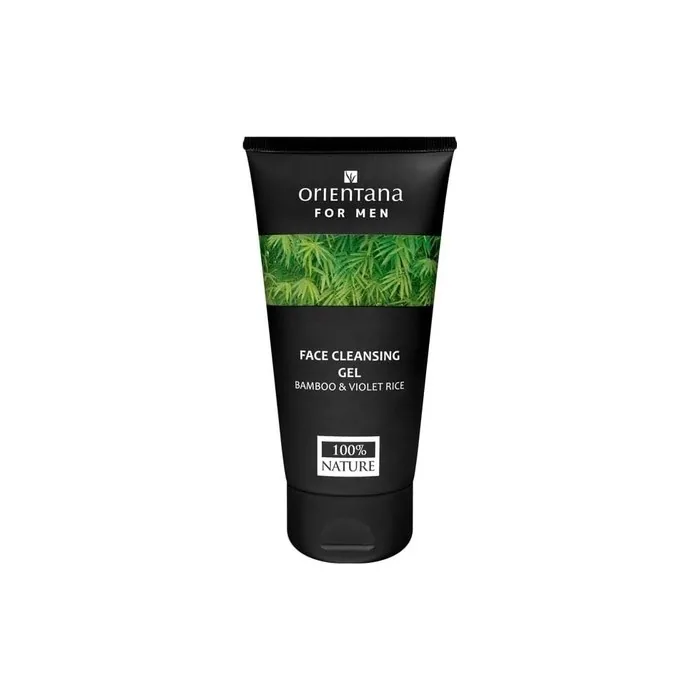 Orientana Face Cleansing Gel Bamboo and Violet Rice Gentle and Effective Natural Ingredients for Men 150ml