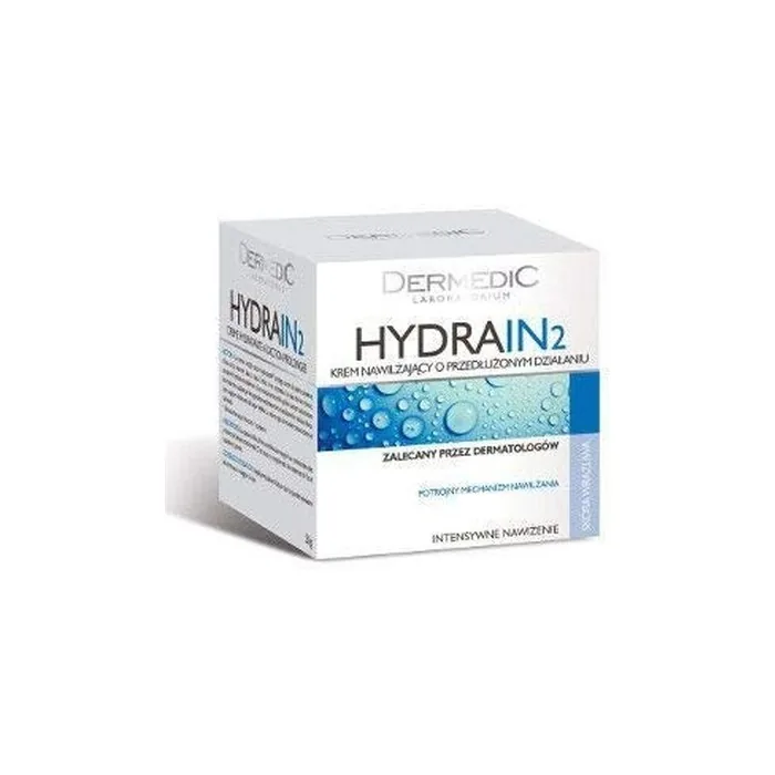 Dermedic Hydrain 2 Cream Prolonged Hydration For Dry Skin 1.69oz 50 Ml