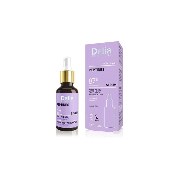 Delia Cosmetics Peptide Anti-Aging Serum for Mature Skin 30ml