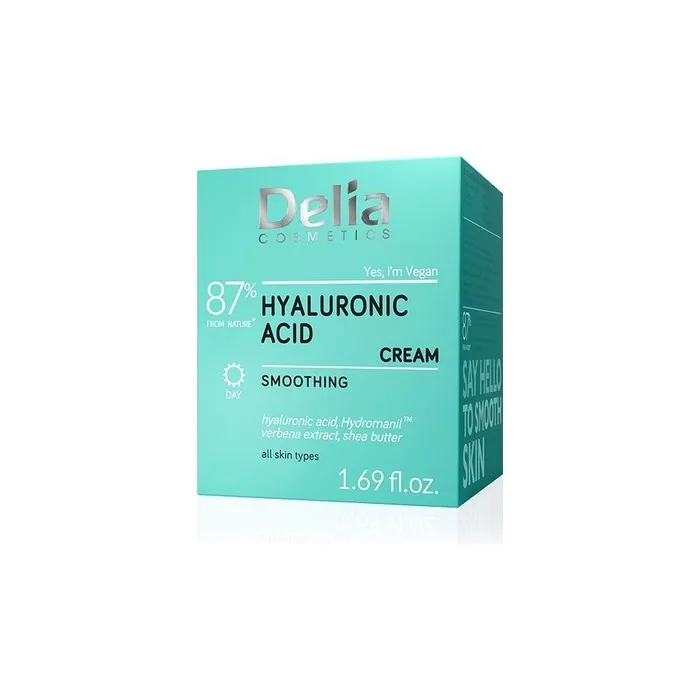 Delia Hyaluronic Acid Face Cream With Smoothing Effect 50 Ml