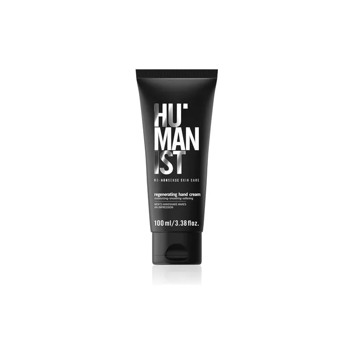 HUMANIST Men's Care Regenerating Hand Cream Moisturizes Smooths Nourishes Shea Butter Cotton Seed Oil Soy Oil Vitamin E 100ml