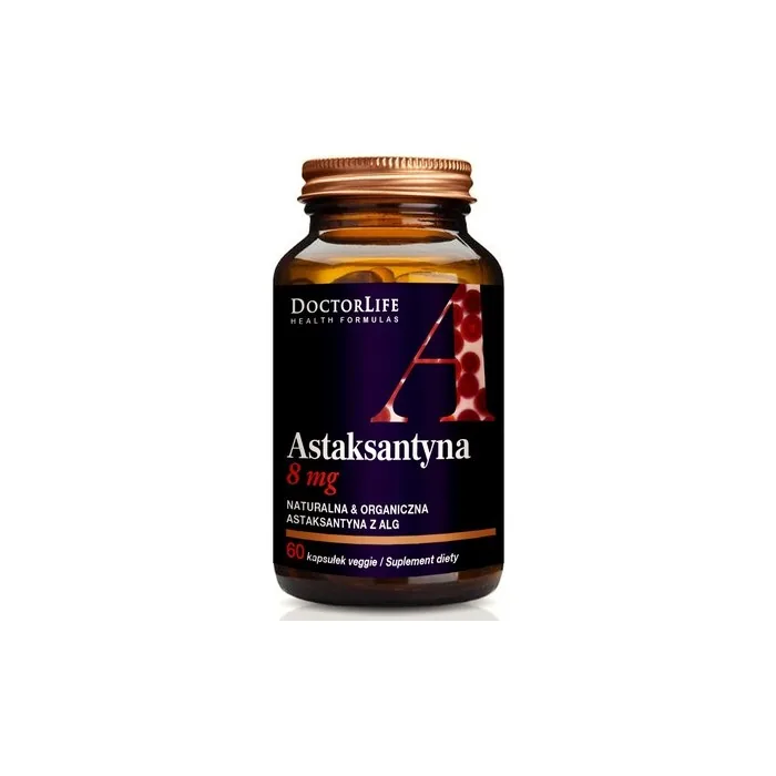 Doctor Life Astaxanthin 7mg Natural Astaxanthin Dietary Supplement 60 Capsules
