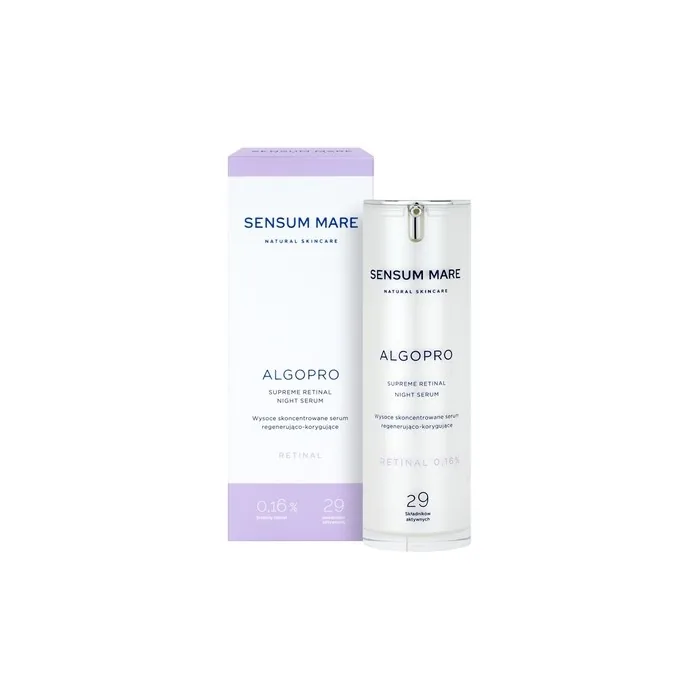 Sensum Mare Algopro Concentrated Regeneratingcorrecting Serum With Stable Retinal 016 30ml
