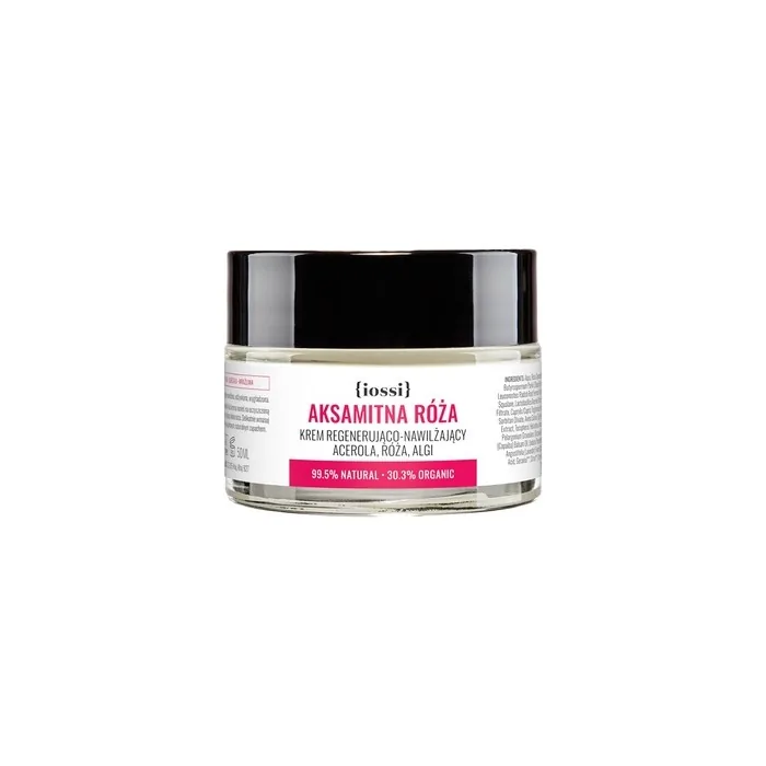Iossi Velvet Rose Regenerating Moisturizing Face Cream With Acerola, Rose, And Algae 50ml