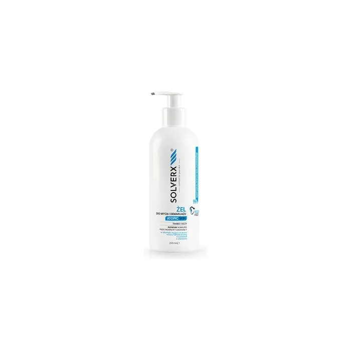 Solverx Atopic Skin Face And Eye Cleansing Gel For Atopic Skin 200ml