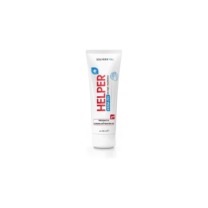 Solverx_Helper Hand And Nail Cream-Gel Antibacterial Care & Protection 100ml