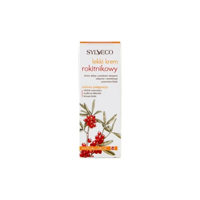 Sylveco Light Sea Buckthorn Cream For Daily Care - 50ml