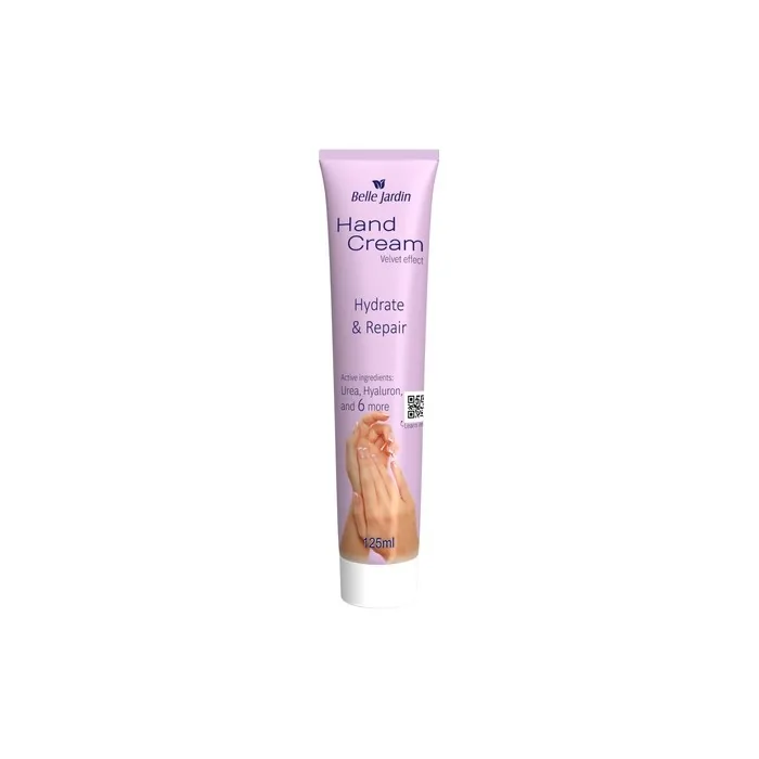 Belle Jardin Hand Cream Hydrate & Repair with Urea and Hyaluron 125ml