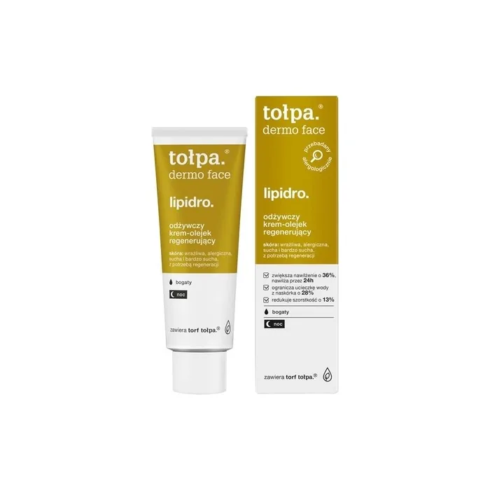 Tolpa Dermo Face Lipidro Nourishing Regenerating Cream-Oil Rich Night 40ml