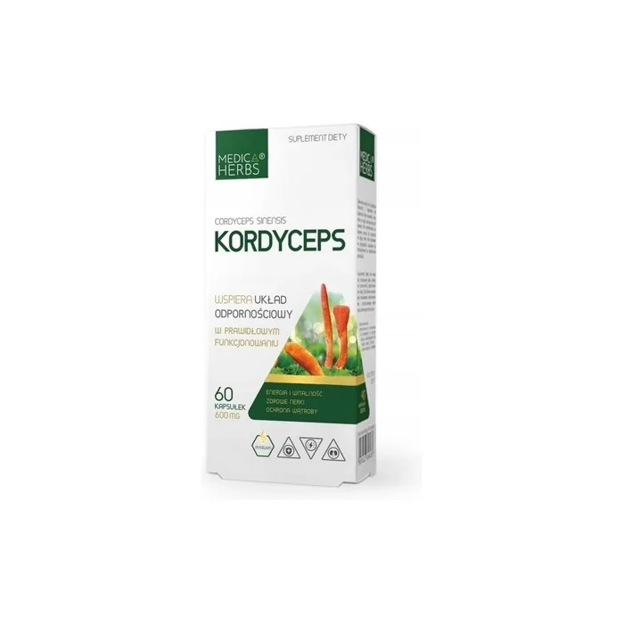 Cordyceps 600mg Energy Vitality Healthy Kidneys Liver Protection 60 Capsules