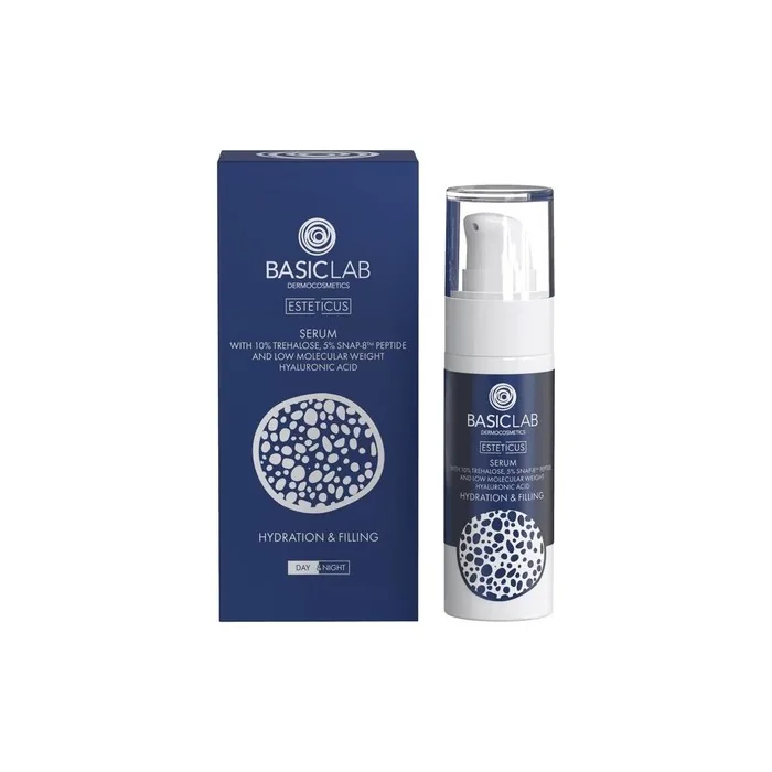 Basiclab Serum with Trehalose 10% and 5% Peptide Hydration and Filling 30ml