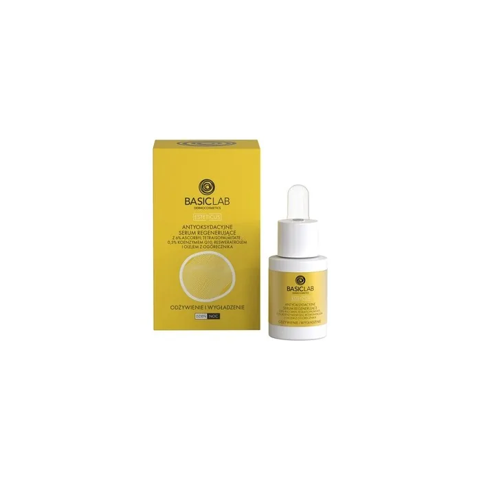 Esteticus Antioxidant Regenerating Serum With 6% Ascorbyl Tetraisopalmitate, 0.5% Coenzyme Q10 And Borage Oil - 15ml