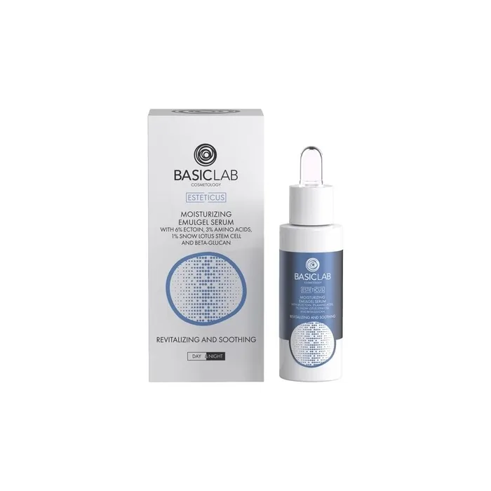 Basiclab Face Serum in Emu Gel with 6% Ectoine and 3% Amino Acids