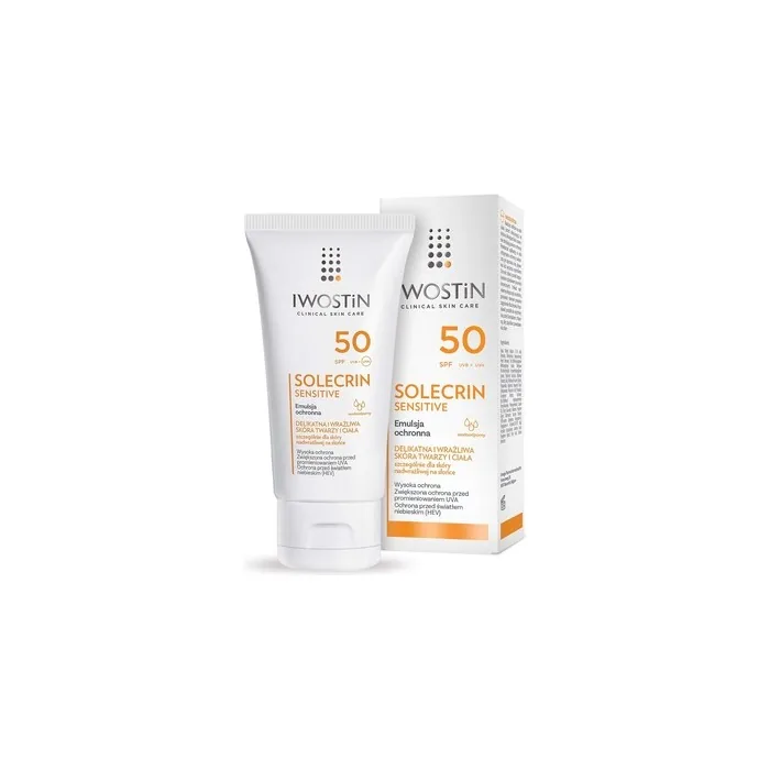 Iwostin Solecrin Sensitive Protection Emulsion SPF 50+ Sunscreen 100ml