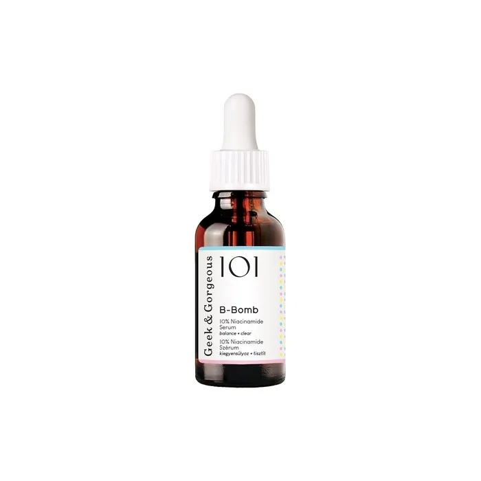 Geek & Gorgeous 101 B-Bomb 10% Niacinamide Serum with Zinc PCA and Sarcosine 30ml