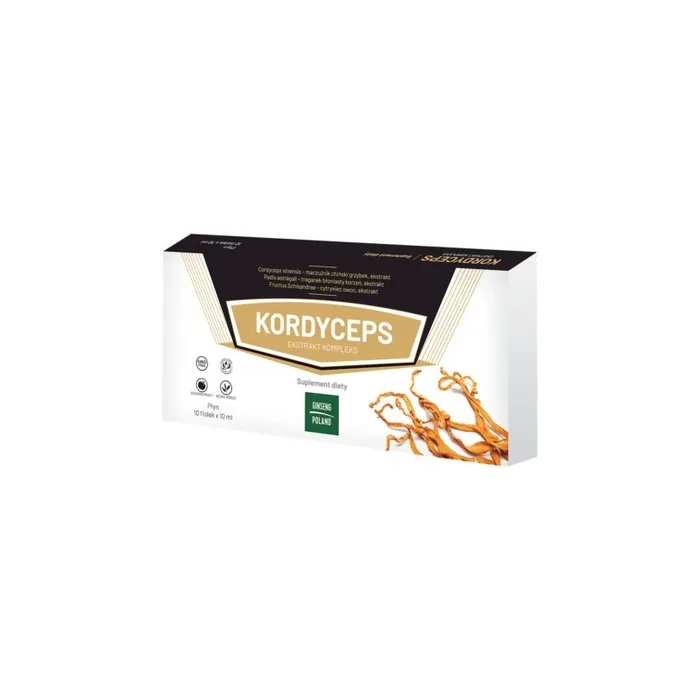 Cordyceps Extract Complex 10 Vials 10ml Ginseng Poland