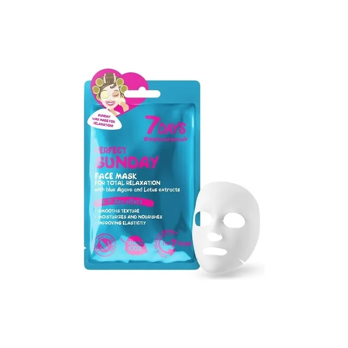 Face Sheet Mask With Blue Agave And Lotus Extracts To Smoothen Texture