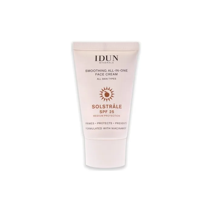 Idun Minerals Smoothing All-in-One Face Cream SPF 25 for Women 1oz