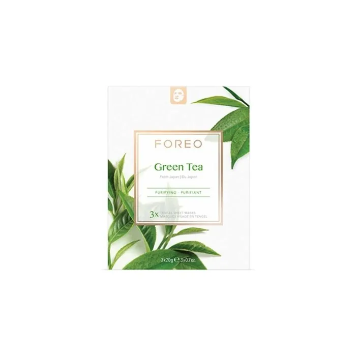 Foreo Green Tea Purifying Sheet Mask 3 X 20 G