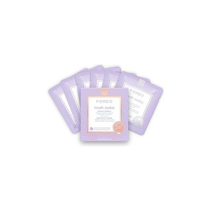 Foreo Intensive Renewing Mask For Dry Skin With Fine Wrinkles Ufo Youth Junkie 6 X 6 G