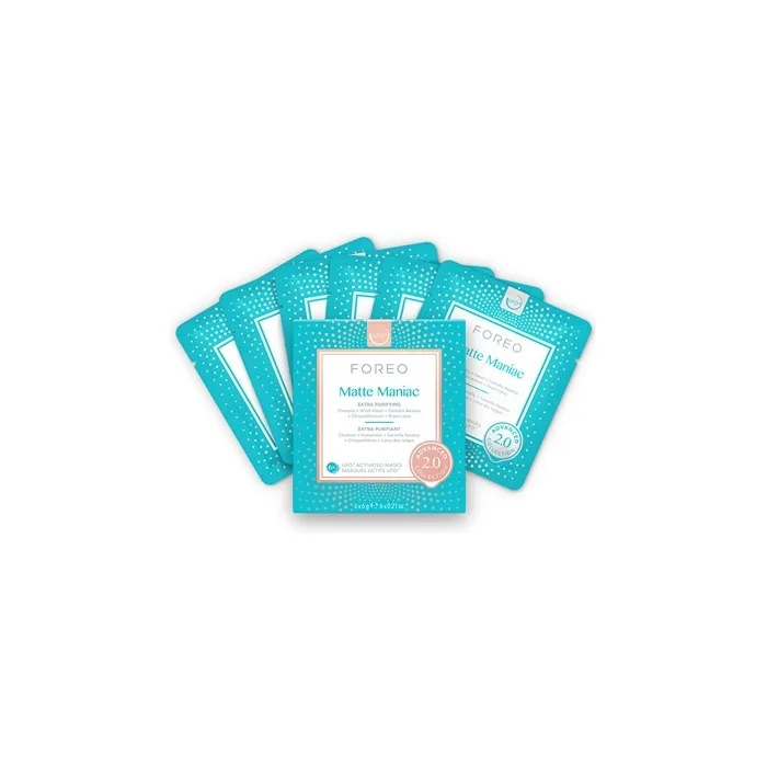 Foreo Ufo Matte Maniac Extra Cleansing Face Mask For Skin With Imperfections 6 X 6 G