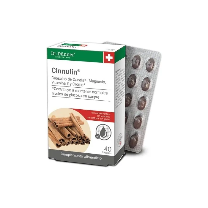 Salus with Cinnulin Cinnamon 40 Capsules - Dr. Dunner