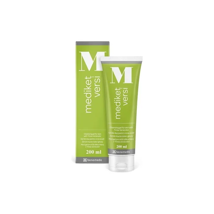Mediket Versi Cleansing Gel for Skin and Scalp 200ml Tinea Versicolor