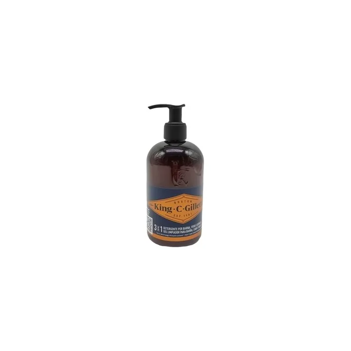 Gillette King C Gillette Beard And Face Cleansing Gel 350ml