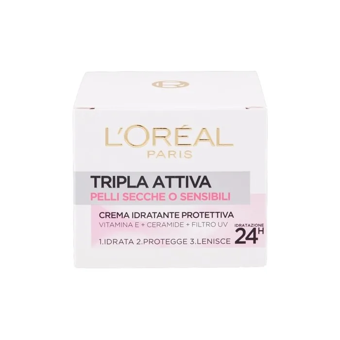 Triple Active Multi-Protective Moisturizing Cream for Dry and Sensitive Skin 50ml