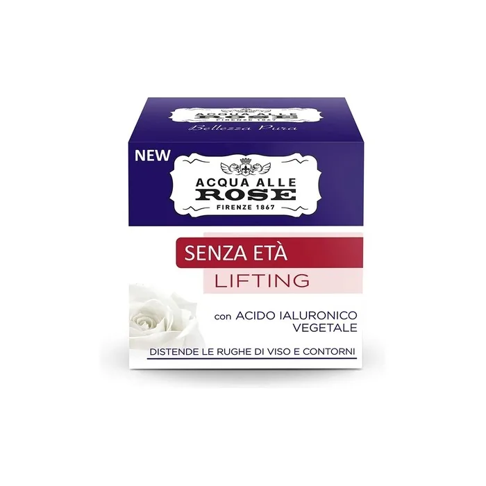 Acqua alle Rose Hyaluronic Acid Vegetal Lifting Face Cream Anti-Wrinkle Cream 50ml