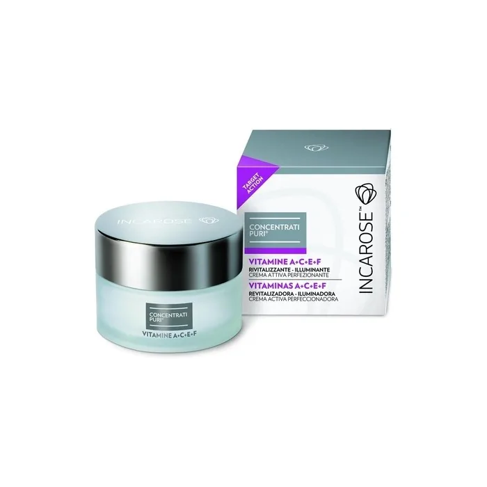 INCAROSE Pure Solutions Vitamins A+C+E+F Revitalizing-Brightening Face Cream