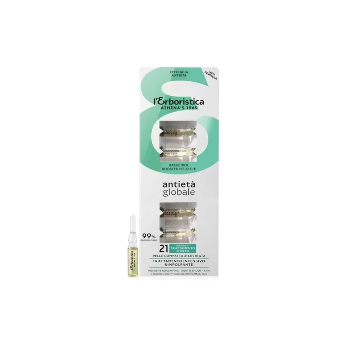 L'Erboristica Anti-Age Global Plumping Concentrate 7 Vials for 14 Days