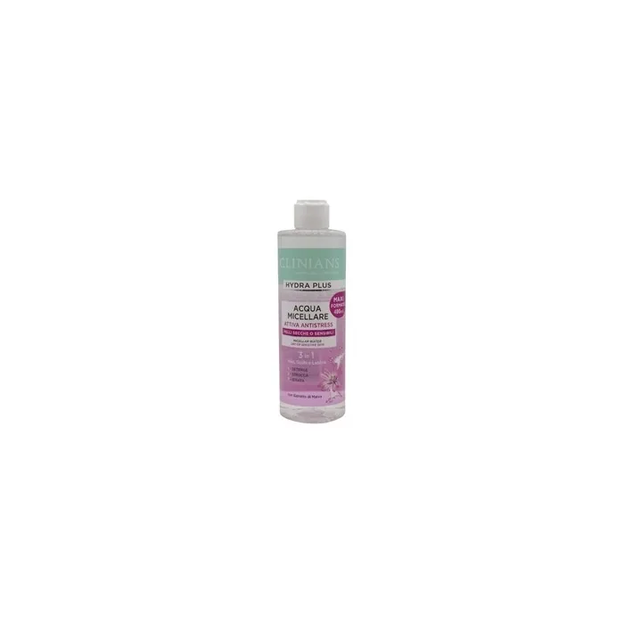 Clinians Hydra Plus Micellar Anti-Stress Water with Malva Extract for Dry or Sensitive Skin 400ml