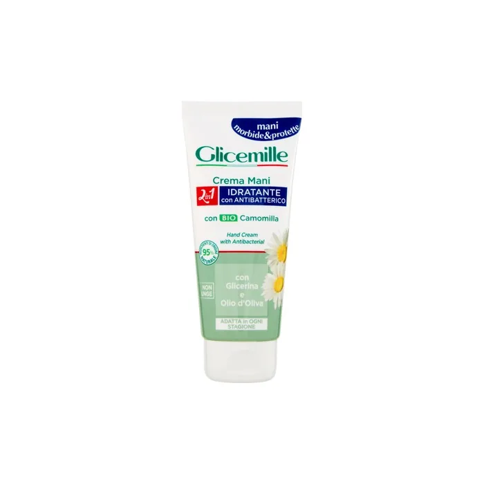 Glicemille Hand Cream 2in1 Moisturizing With Antibacterial 100 Ml