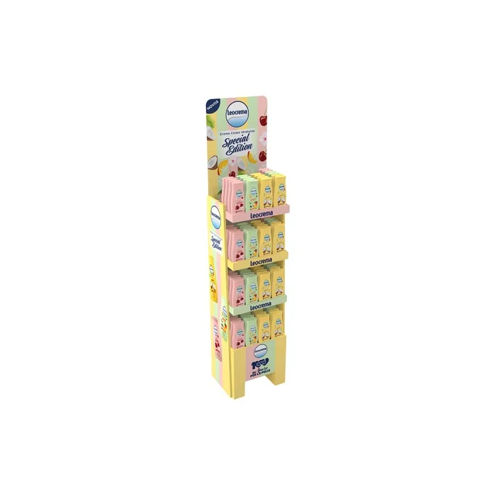 Leocrema Fluid Body Cream Special Edition 250ml - 72 Units (24 Coconut, 24 Cherry, 24 Mango)