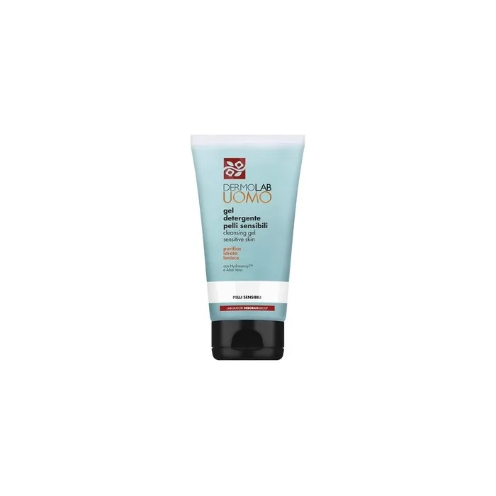 Dermolab Uomo Face Cleansing Gel for Sensitive Skin with Aloe Vera 150ml