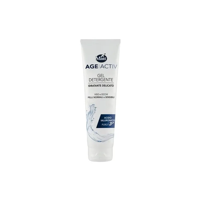 Matt Divisione Cosmetica Ageactiv Cleansing Gel With Hyaluronic Acid 3p 150ml