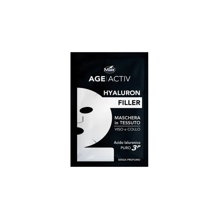 Matt Age Activ Hyaluron Filler Face and Neck Sheet Mask - 1 Mask