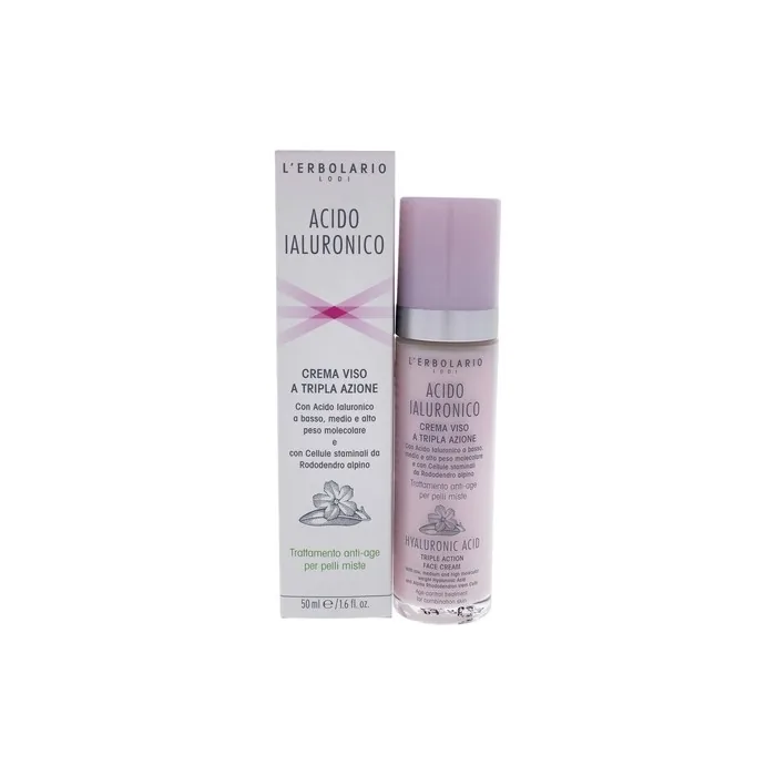 L'Erbolario Hyaluronic Acid Face Cream for Combination Skin
