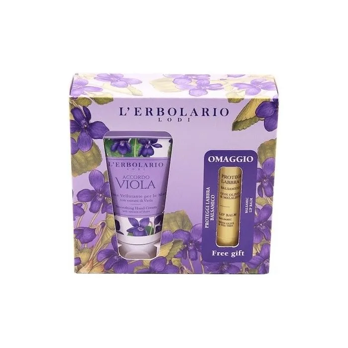 L'Erbolario Purple Accordo Hand Cream and Lip Protector