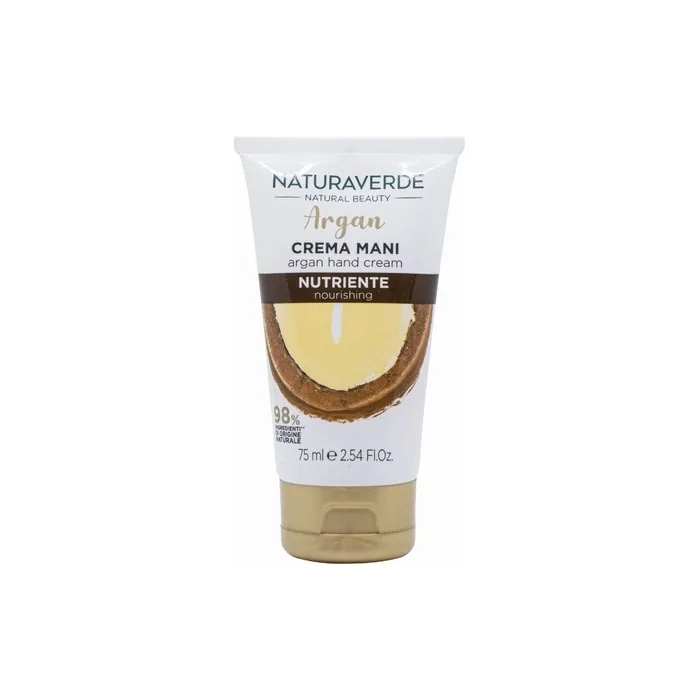 Naturaverde Natural Beauty Organic Argan Oil Nourishing Hand Cream 75ml
