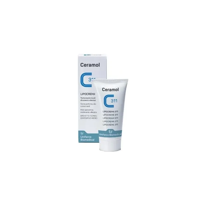 Unifarco Ceramol Lipocrema 311 50 Milliliters