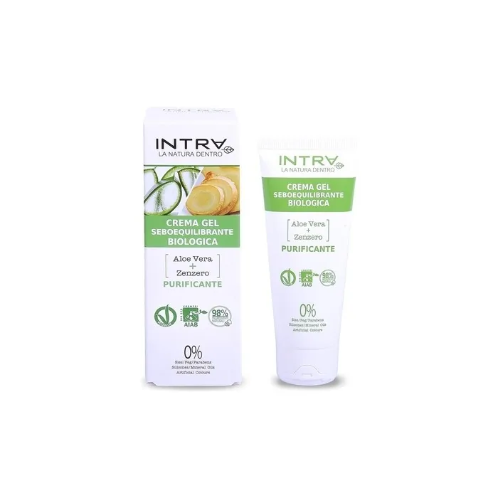 Intra Aloe & Ginger Sebum-Balancing Gel Cream Organic