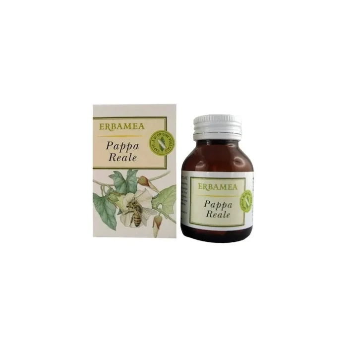 Erbamea Royal Jelly Dietary Supplement for Well-Being 50 Capsules