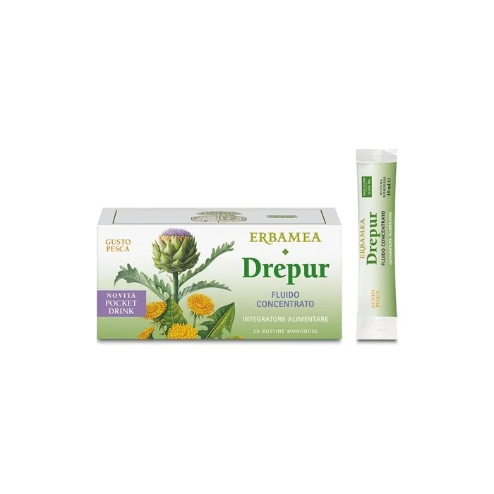 Erbamea Drepur Fluid Concentrate 20 Single-Dose Sachets
