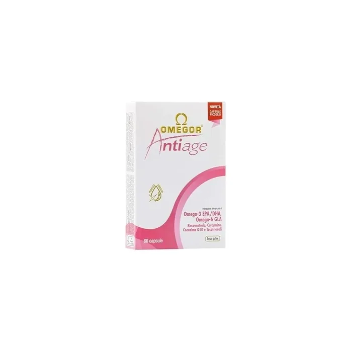 Uga Nutraceutical Omegor Antiage Dietary Supplement Of Omega 3 And 6 60 Capsules