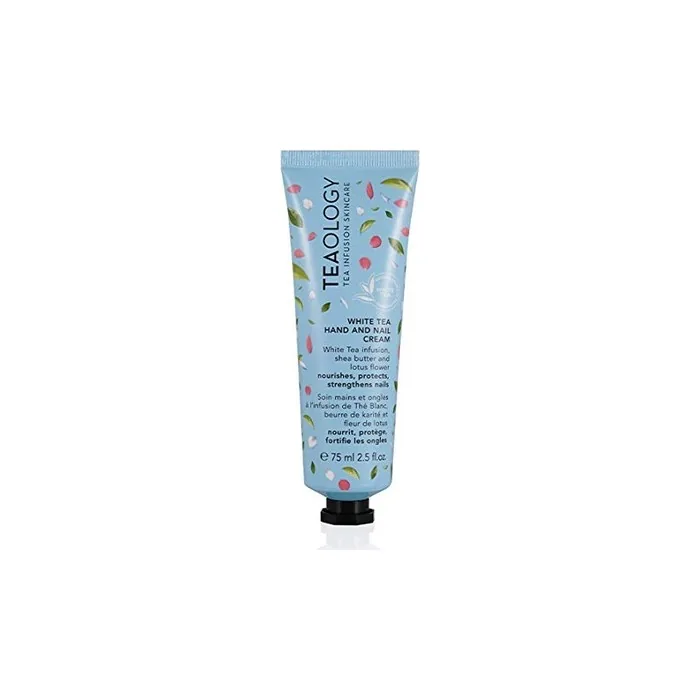 Teaology White Tea Hand and Nail Cream 75ml - Natural and Vegan Hand and Nail Care