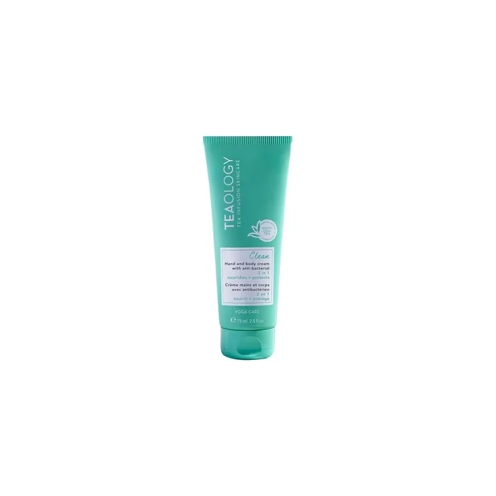 Teaology Clean Hand And Body Cream With Antibacterial Yoga Care 75ml