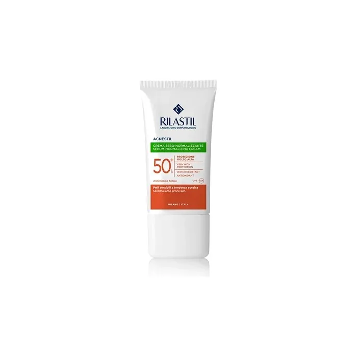 Rilastil Sun System Spf50 Acnestil 40ml Seboregulating Sunscreen
